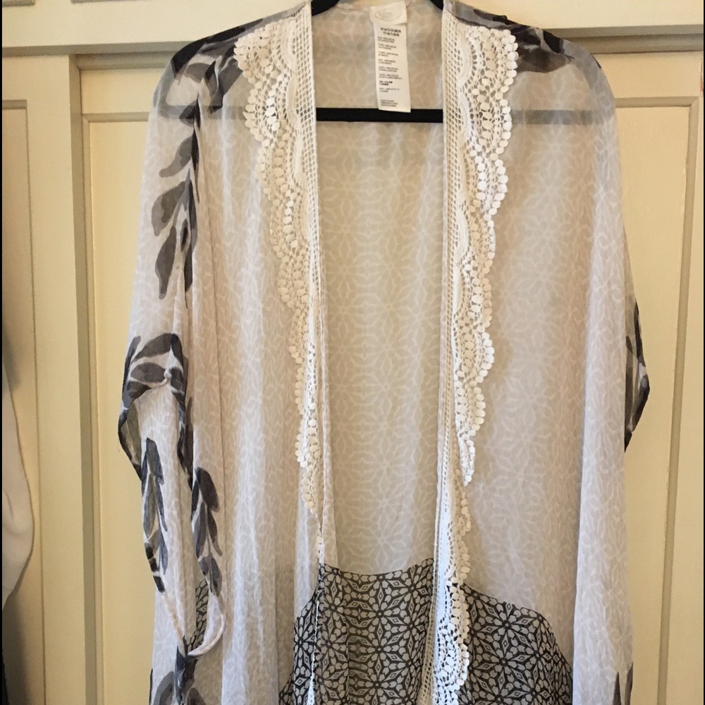 Anthropology kimono style cover up